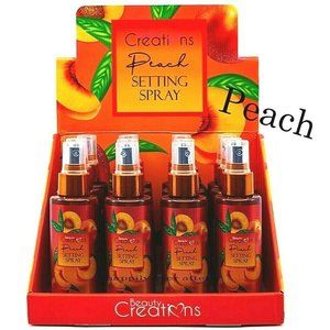 Beauty Creations Peach Setting Spray - 1 pc, 4 FL.oz - Peach Scented, Authentic